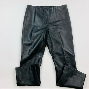 VS2 Black Leather Pants Sz 10